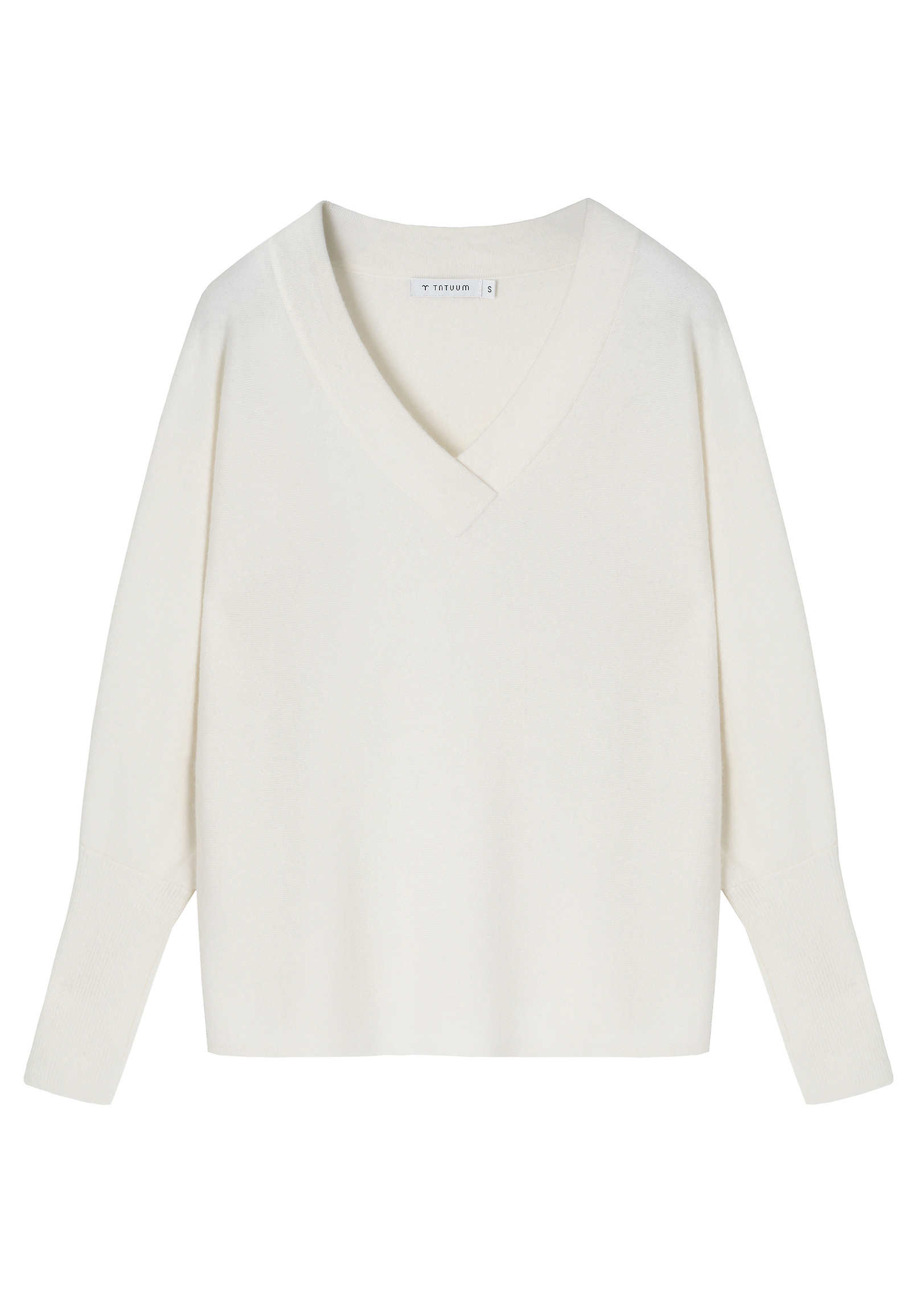 CASUAL JUMPER WITH WOOL AND CASHMERE BLEND - PONNO CASUAL JUMPER WITH WOOL AND CASHMERE BLEND - PONNO ECRU 113139