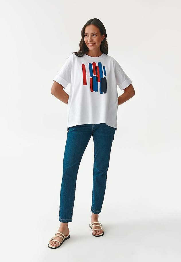 T-SHIRT DAMSKI LIKE 2 T-SHIRT DAMSKI LIKE 2 BIAŁY 7