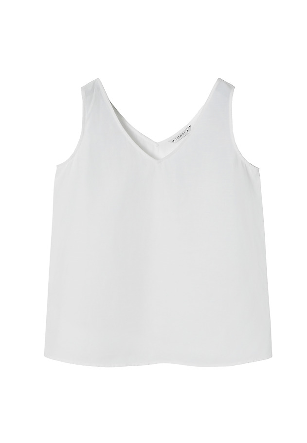 LADIES' SLEEVELESS BLOUSE AMAIA LADIES' SLEEVELESS BLOUSE AMAIA WHITE 8