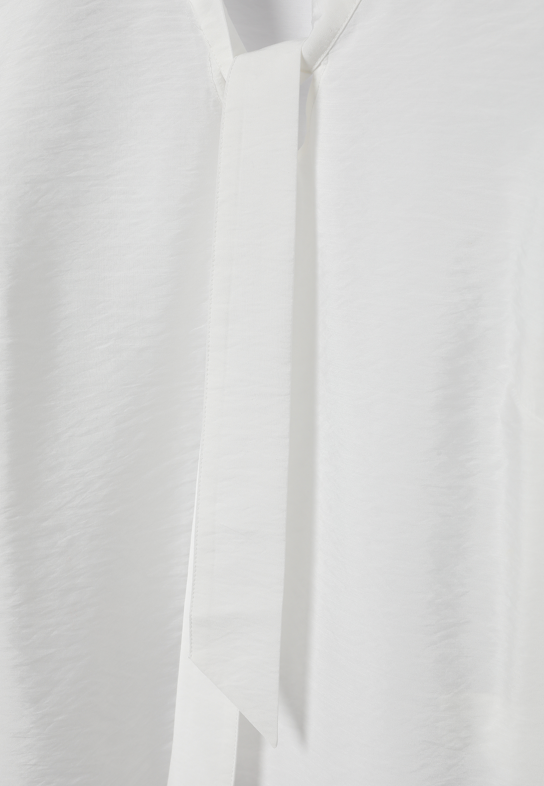 HEDVÁBNÁ BLŮZA S MAŠLÍ U VÝSTŘIHU - MIRVA BÍLÁ 2