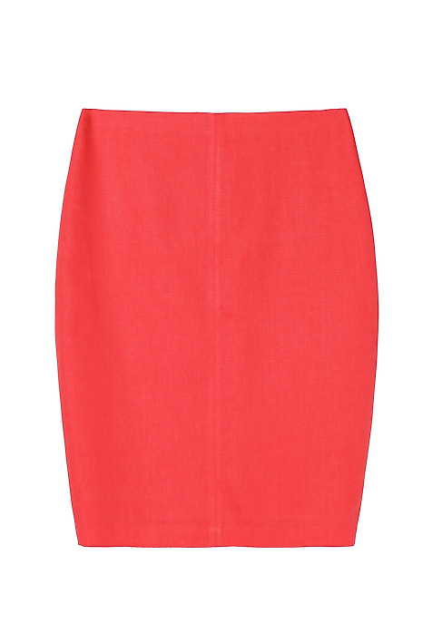 BREATHABLE LADIES’ PENCIL SKIRT - MONOLI RED 2