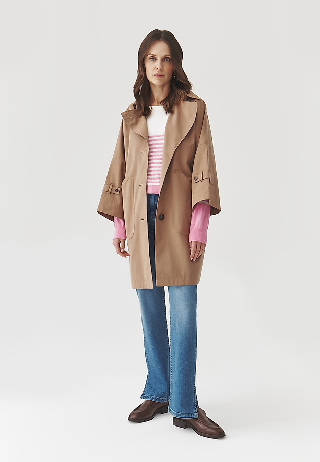 WIDE SLEEVE COAT — MORIWIANA WIDE SLEEVE COAT — MORIWIANA BEŻOWY 5