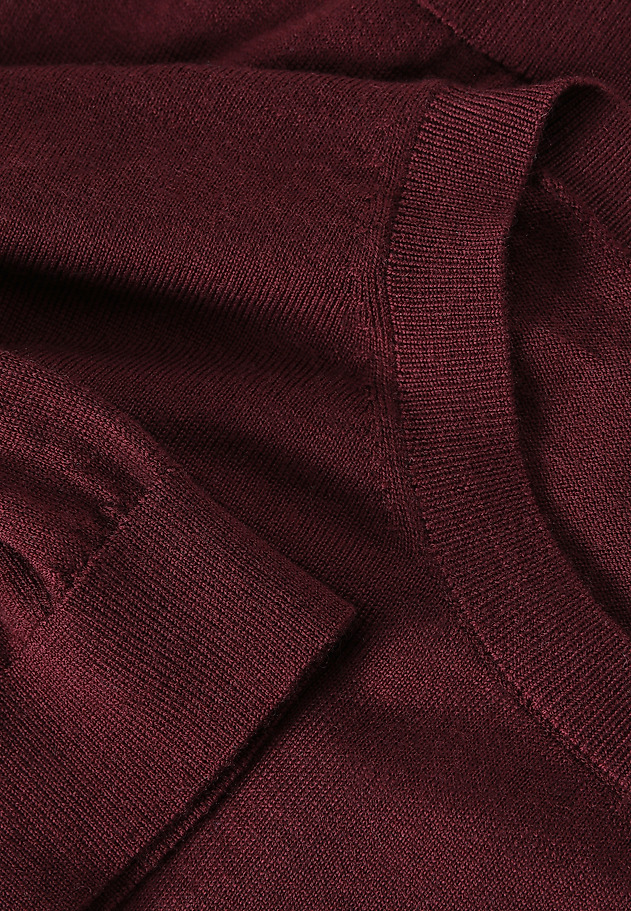 KLASIČNA VOLNENA BLUZA - MORIL KLASIČNA VOLNENA BLUZA - MORIL RDEČA 11