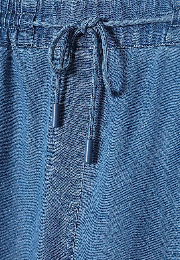 PANTALONI LARGI DIN LYOCELL - NIMI PANTALONI LARGI DIN LYOCELL - NIMI ALBASTRU 7