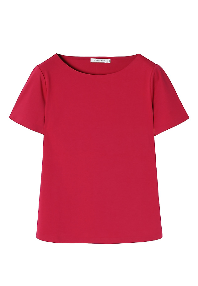 LADIES’ SHORT SLEEVED BLOUSE WITH SEAMLESS FINISH - MIKAJA 2 LADIES’ SHORT SLEEVED BLOUSE WITH SEAMLESS FINISH - MIKAJA 2 PINK 5