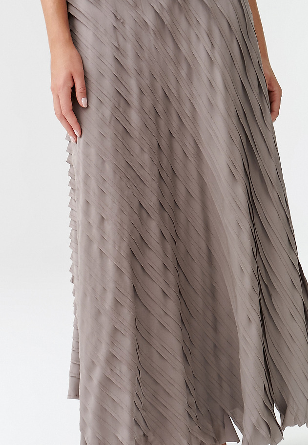 LADIES’ SKIRT WIH DECORATIVE STITCHING DAKNA LADIES’ SKIRT WIH DECORATIVE STITCHING DAKNA BRĄZOWY 6