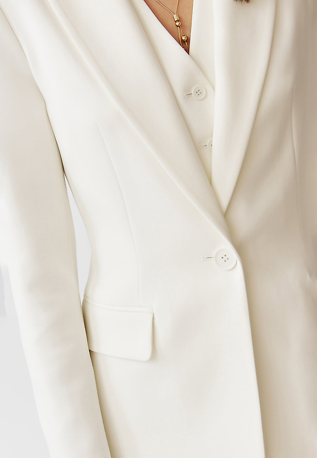 ELEGANT LADIES’ JACKET WITH A LINING - LAMIA ELEGANT LADIES’ JACKET WITH A LINING - LAMIA ECRU 5