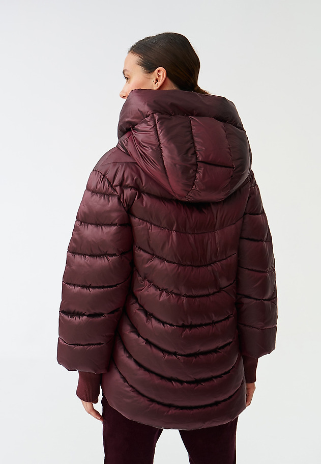 LADIES’ PADDED JACKET WITH HOOD EMIKIA LADIES’ PADDED JACKET WITH HOOD EMIKIA CZERWONY 4