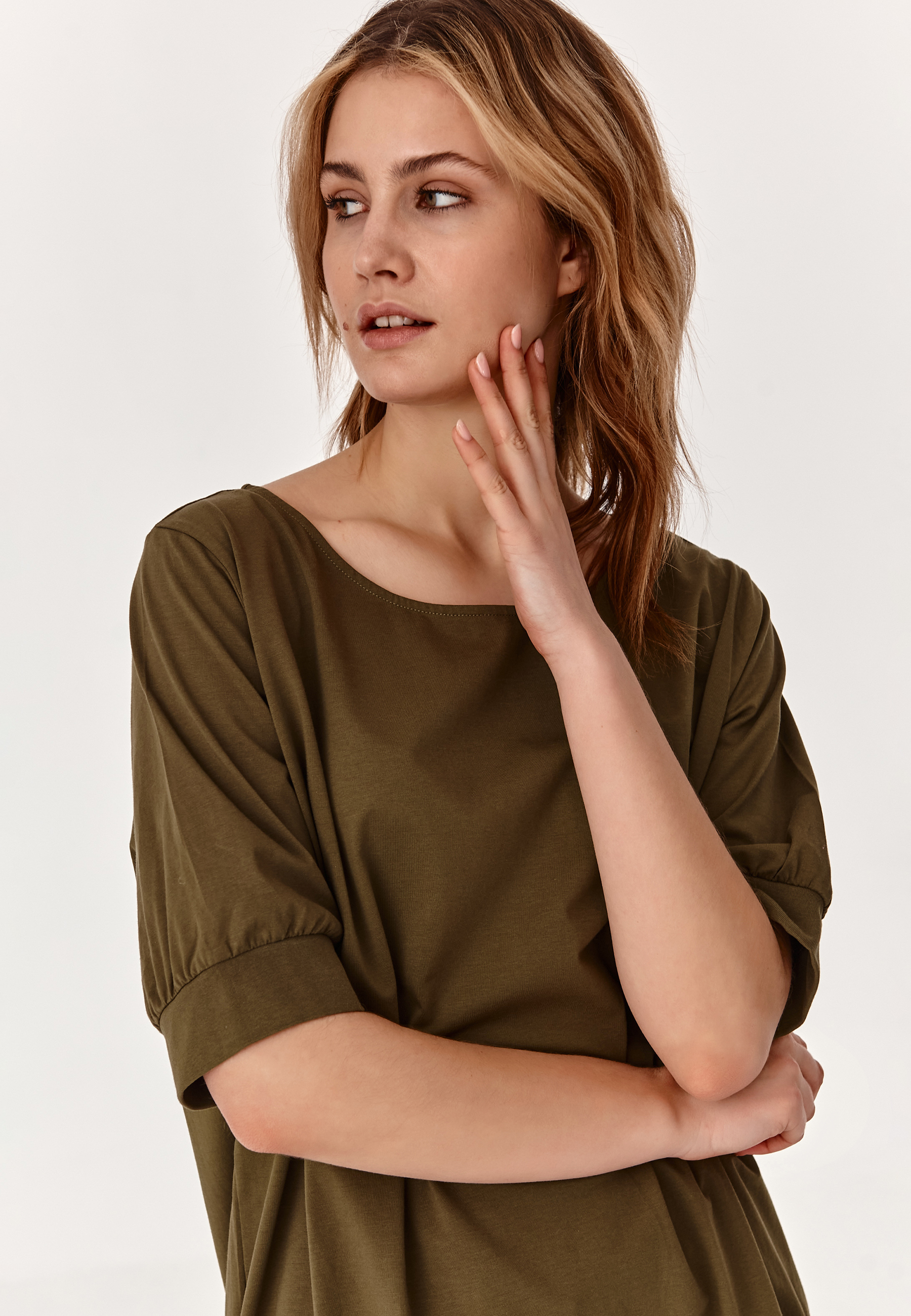 BLUZKA DAMSKA DZIANINOWA OKTA