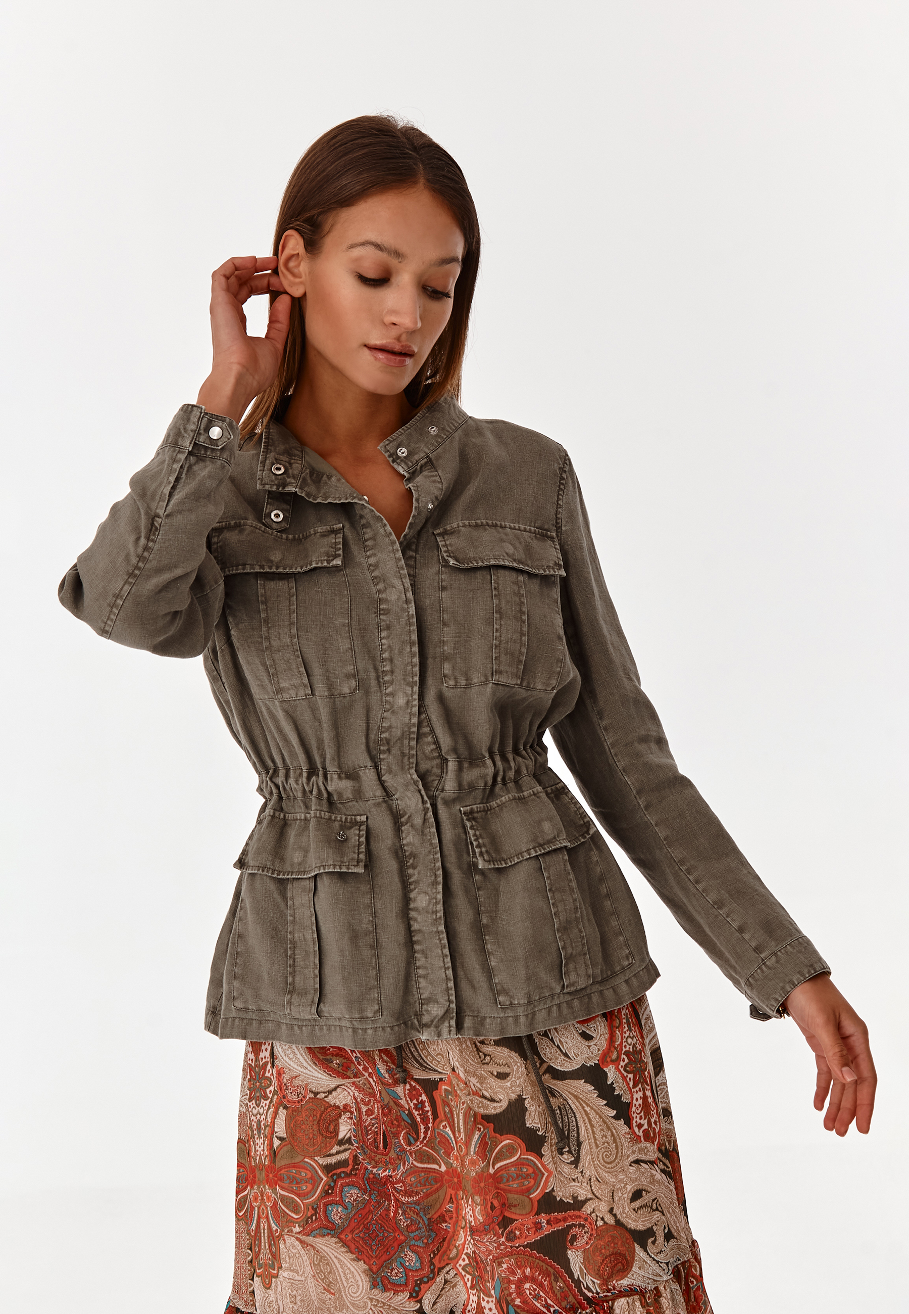 LNIANA KURTKA DAMSKA ARJANA KHAKI 2