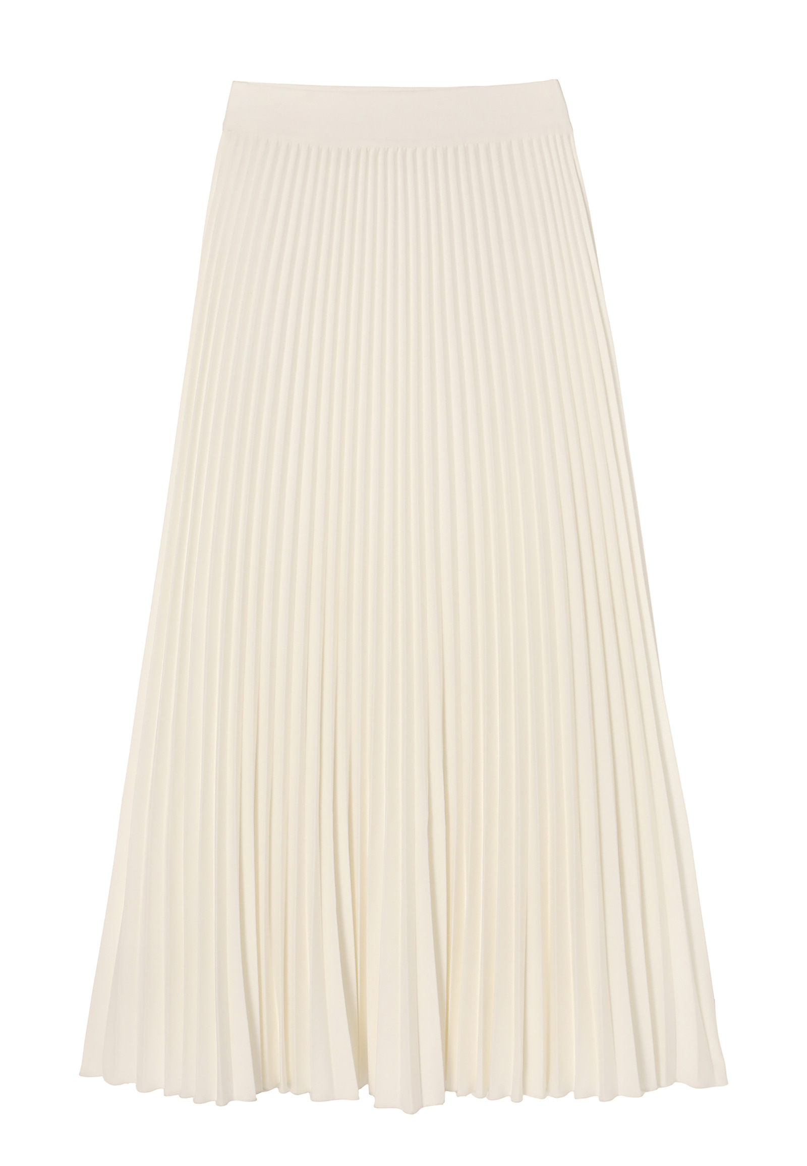 PLISOWANA TKANINOWA SPÓDNICA TYPU SOLEJKA - MIRAMA PLISOWANA TKANINOWA SPÓDNICA TYPU SOLEJKA - MIRAMA ECRU 96464