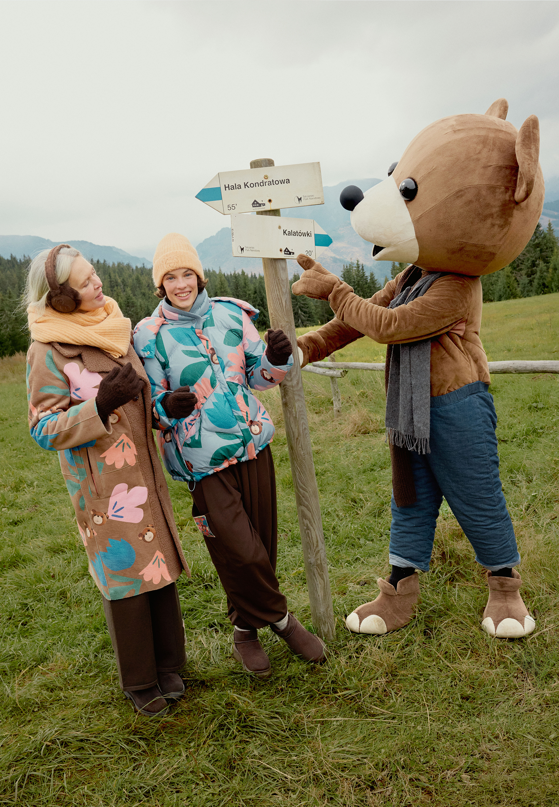 PUCHOWA KURTKA Z MISIEM USZATKIEM - PRECJONKO