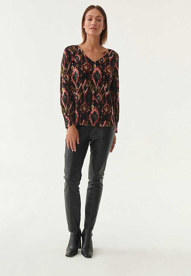 VISCOSE BLOUSE WITH PRINT MANDRAGORA 1 VISCOSE BLOUSE WITH PRINT MANDRAGORA 1 MULTIKOLOR 4