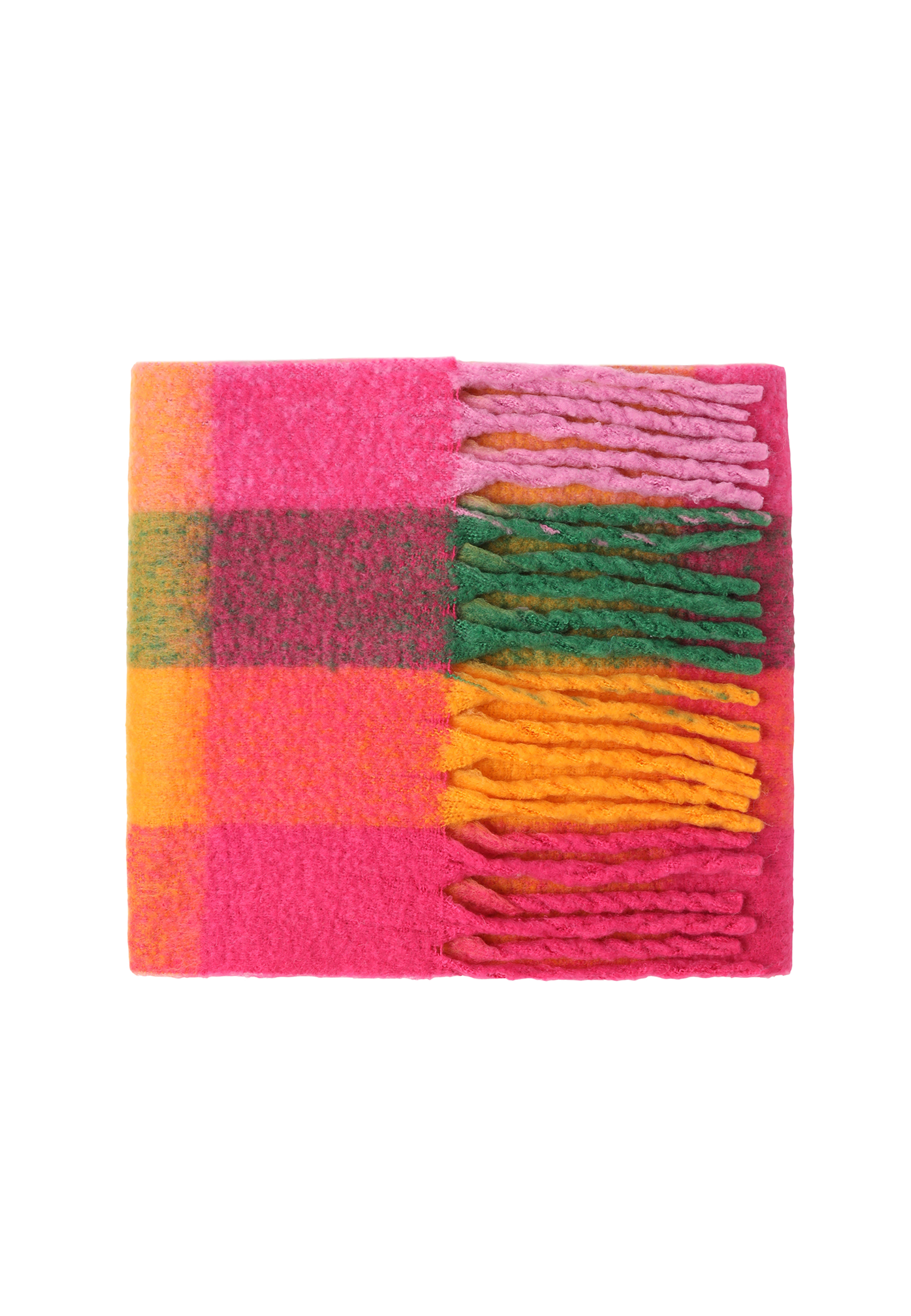 SZALIK DAMSKI W KOLOROWĄ KRATĘ — LINA 2