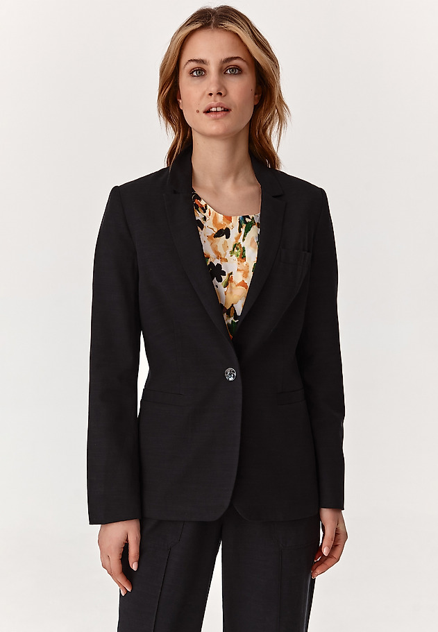 dámské sako textilní AMALFINA dámské sako textilní AMALFINA ČERNÁ 1