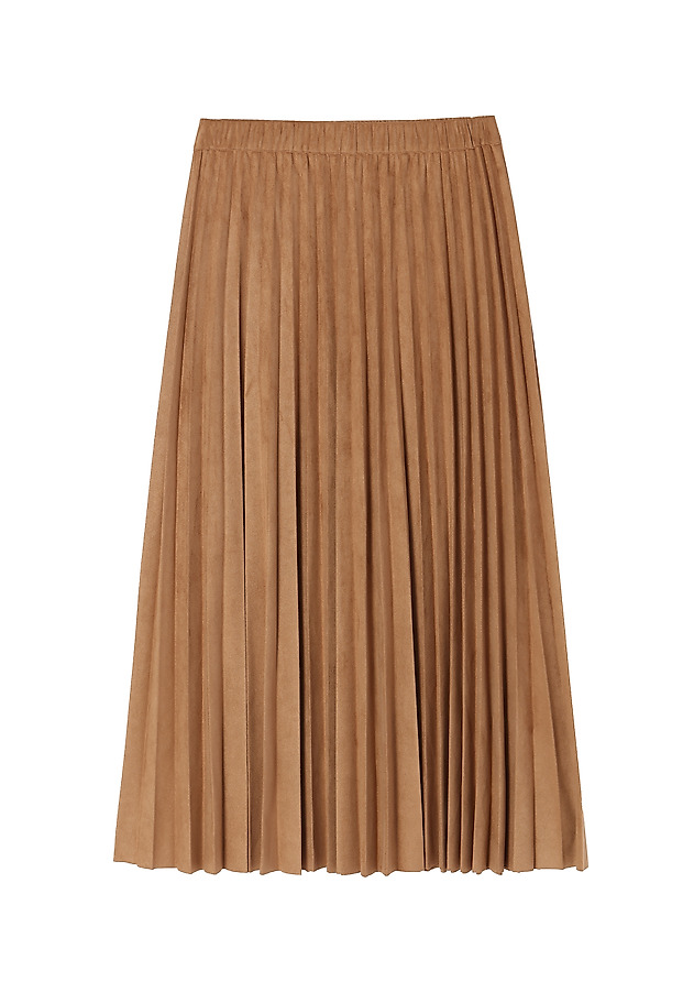 LADIES' PLEATED MIDI SKIRT ALMI 1 LADIES' PLEATED MIDI SKIRT ALMI 1 BEIGE 5