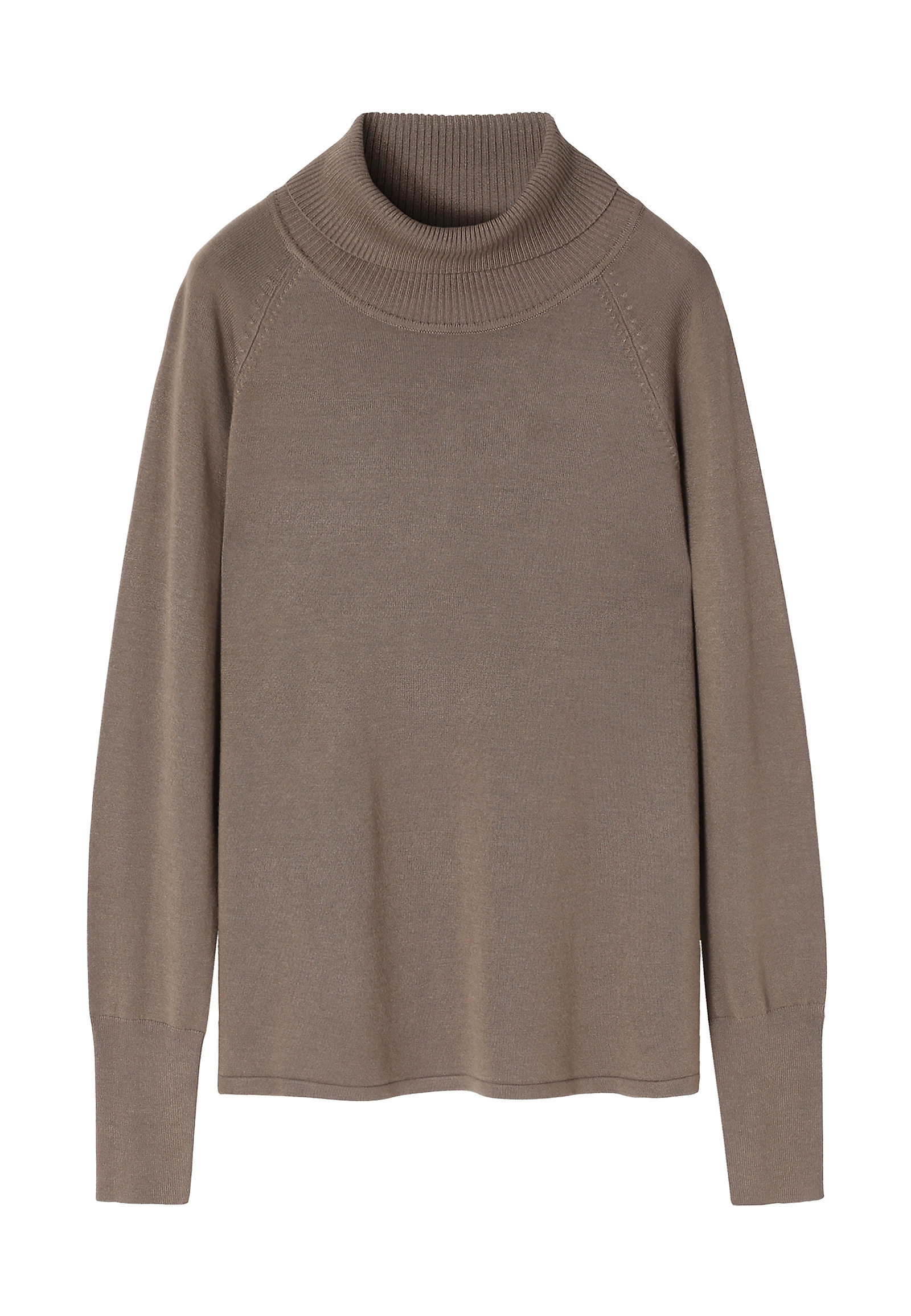 CLASSIC LADIES' TURTLENECK SWEATER - NEKOKI CLASSIC LADIES' TURTLENECK SWEATER - NEKOKI BEIGE 100588