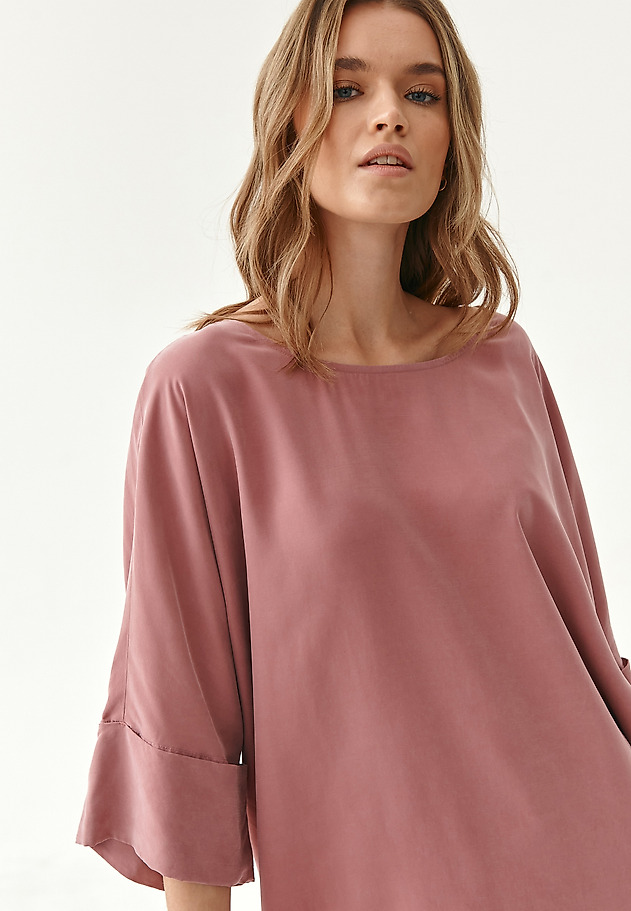 LOOSE-FITTING LADIES' DRESS TOKO LOOSE-FITTING LADIES' DRESS TOKO RÓŻOWY 3