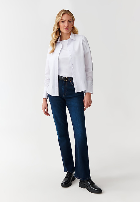 CLASSIC LADIES’ SHIRT - ELI WHITE 2