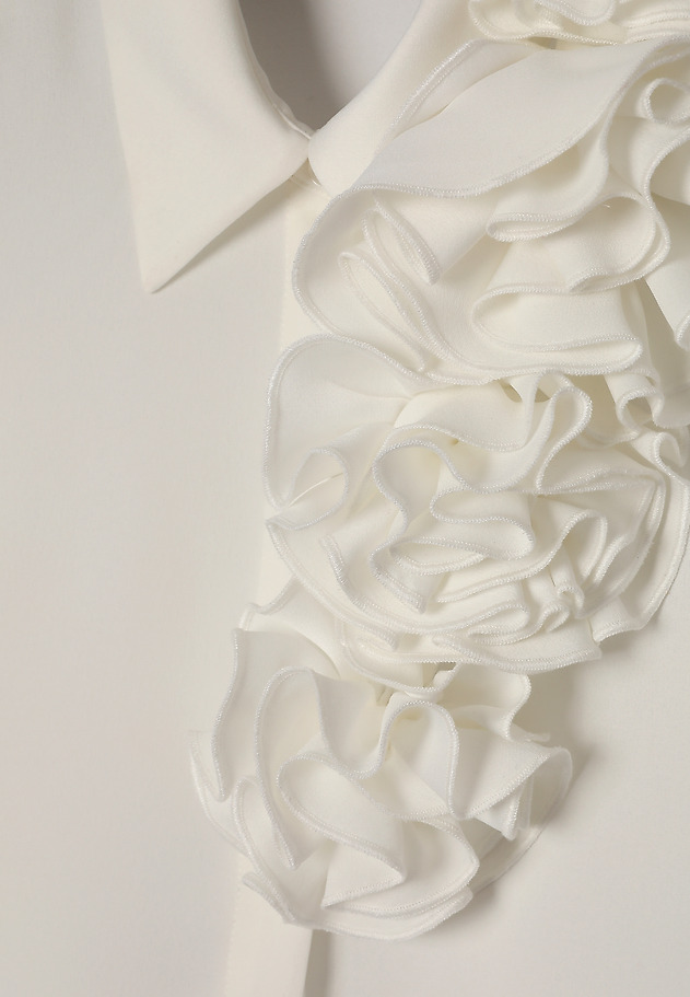 WOVEN SHIRT WITH FLORAL DETAILS - CRISTAL WOVEN SHIRT WITH FLORAL DETAILS - CRISTAL ECRU 7