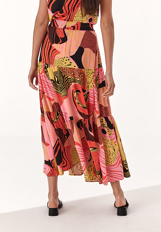 FLARED SKIRT RABIA FLARED SKIRT RABIA MULTIKOLOR 3