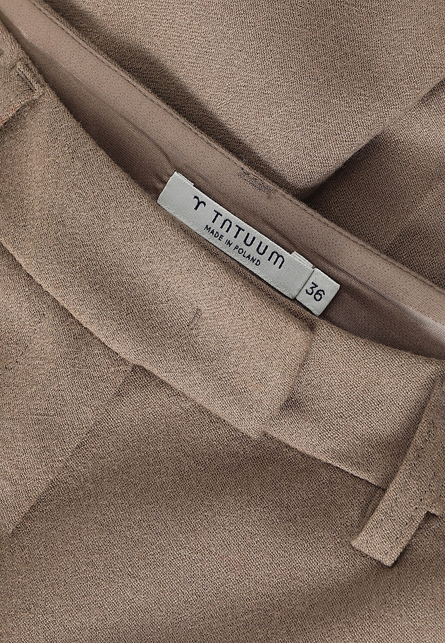 LADIES’ STRAIGHT LEG WOOL TROUSERS - SAS LADIES’ STRAIGHT LEG WOOL TROUSERS - SAS BEŻOWY 5