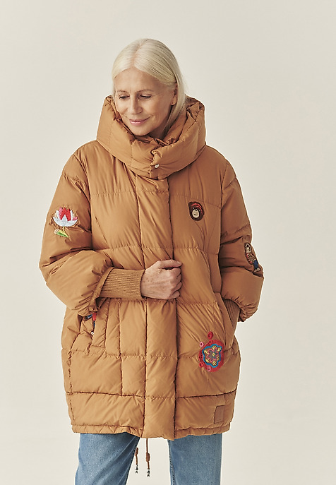 PUCHOWA KURTKA Z MISIEM USZATKIEM - KREZI PUCHOWA KURTKA Z MISIEM USZATKIEM - KREZI