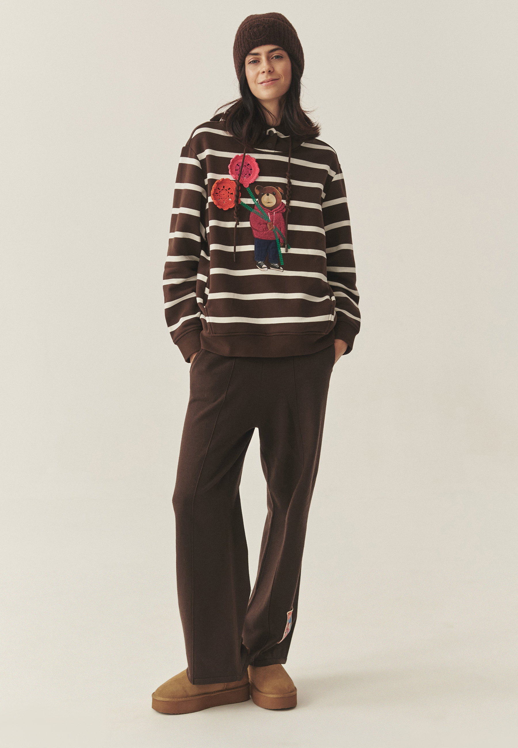 BAWEŁNIANA BLUZA W PASKI - MAORO 1 MULTIKOLOR 2