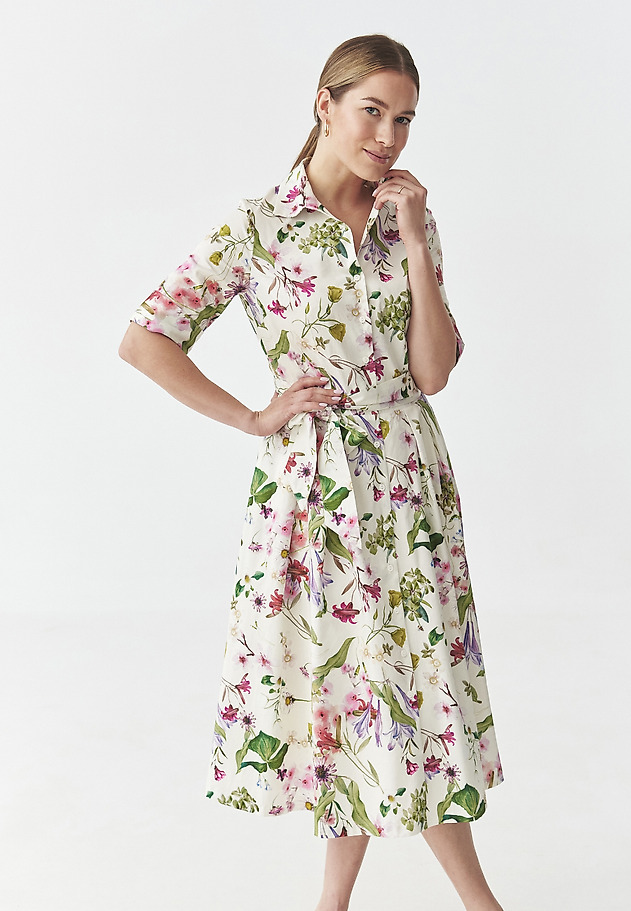 COTTON FLORAL DRESS - NIKI 2 COTTON FLORAL DRESS - NIKI 2 MULTIKOLOR 3