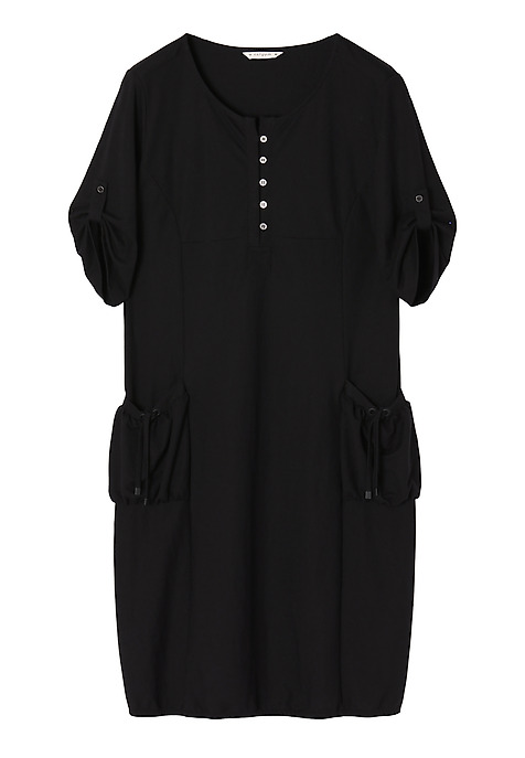 ROCHIE TRICOTATĂ PÂNĂ LA GENUNCHI LINIA NEGRU 2