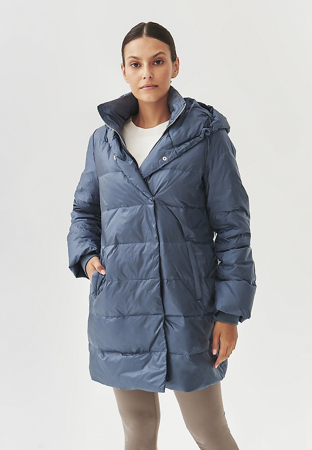 LADIES' PUFF JACKET WITH HOOD - DAGMARIA LADIES' PUFF JACKET WITH HOOD - DAGMARIA NIEBIESKI 2