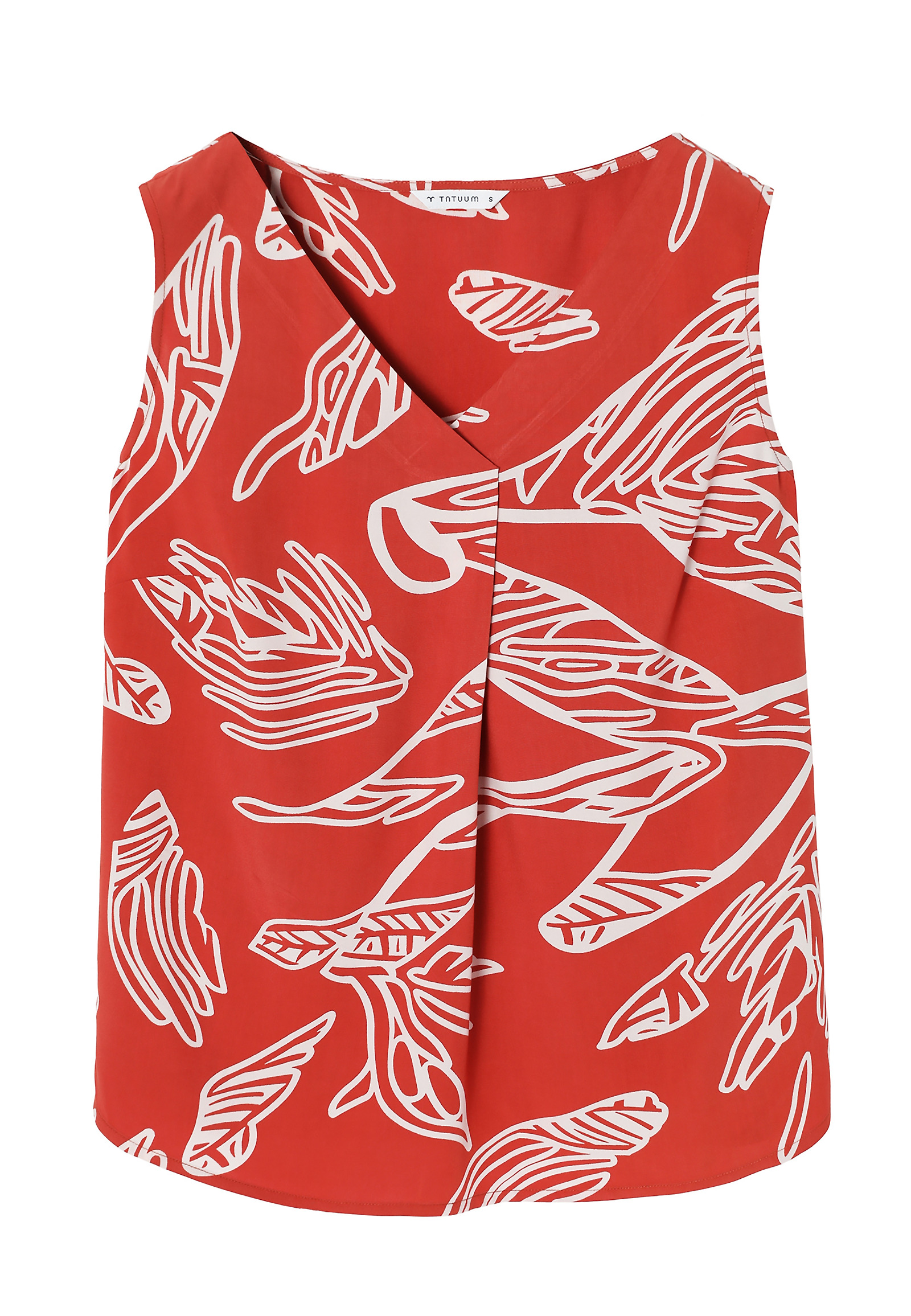 DÁMSKÝ VZOROVANÝ PLÁTĚNÝ TOP BEZ RUKÁVŮ - KALIA 1 DÁMSKÝ VZOROVANÝ PLÁTĚNÝ TOP BEZ RUKÁVŮ - KALIA 1 VÍCEBAREVNÝ 96785