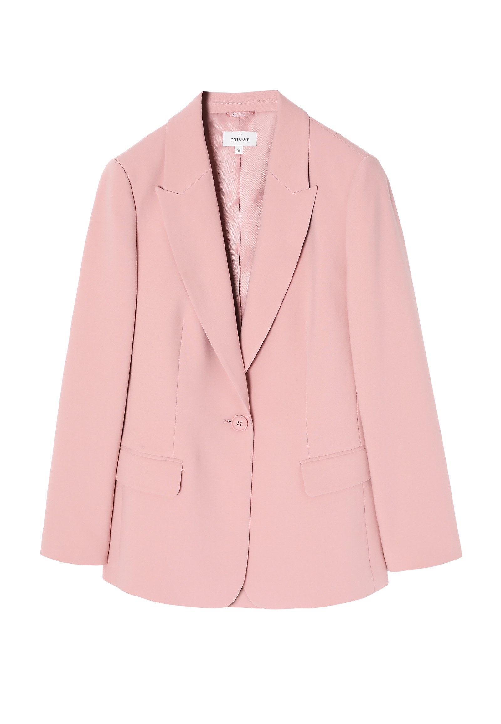 ELEGANT LADIES’ JACKET WITH A LINING - LAMIA ELEGANT LADIES’ JACKET WITH A LINING - LAMIA PINK 96279