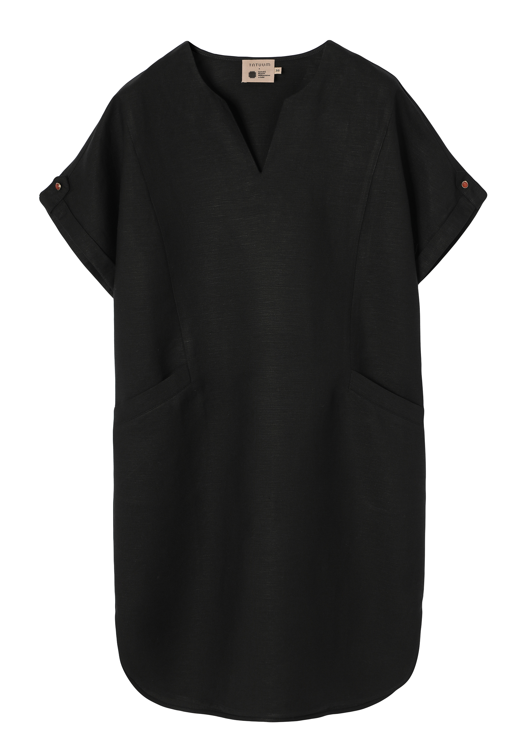 A LOOSE-FIT DRESS WITH LINEN - ANAIS