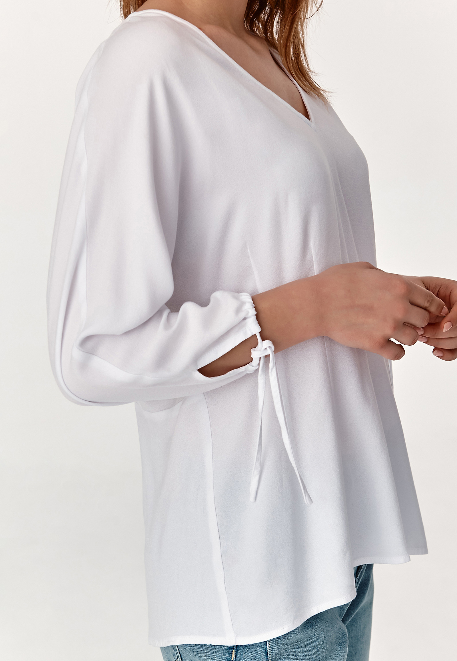 BLUZKA DAMSKA INEZJA BLUZKA DAMSKA INEZJA BIAŁY 76752