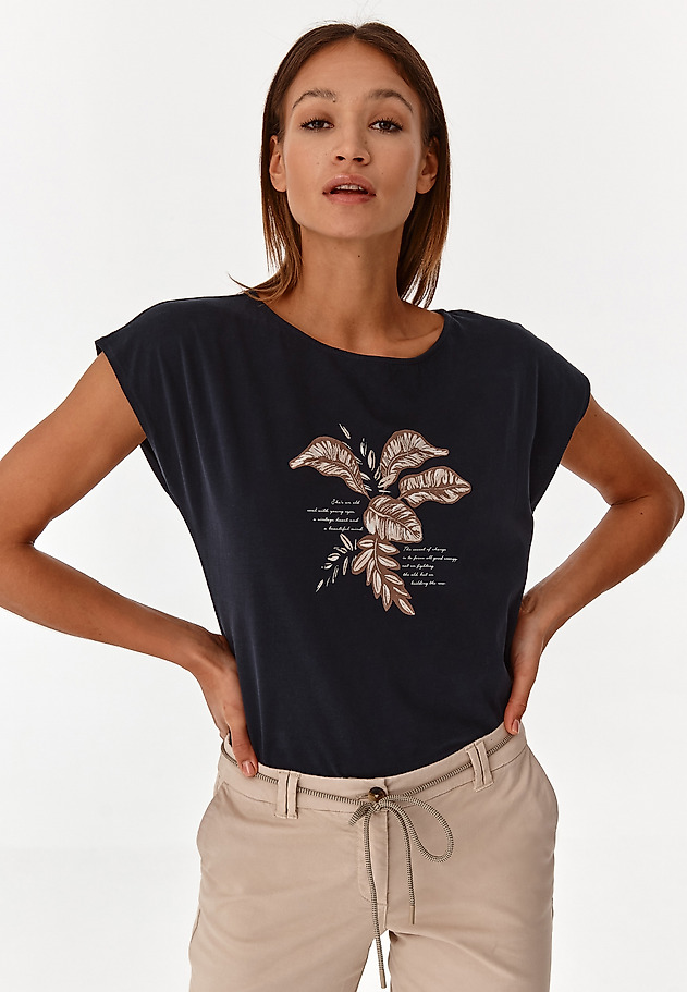 LADIES' T-SHIRT AMANDA 1 LADIES' T-SHIRT AMANDA 1 GRANATOWY 1