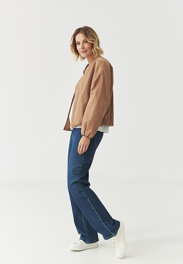 LADIES' BOMBER — SAKALINO LADIES' BOMBER — SAKALINO BEŻOWY 2