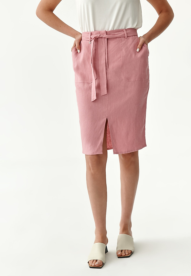 LADIES' PENCIL SKIRT ROBUSTA LADIES' PENCIL SKIRT ROBUSTA RÓŻOWY 3