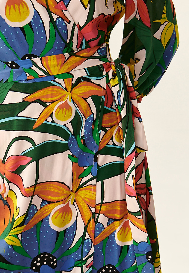FLORAL ENVELOPE DRESS ESTIMI FLORAL ENVELOPE DRESS ESTIMI MULTIKOLOR 5