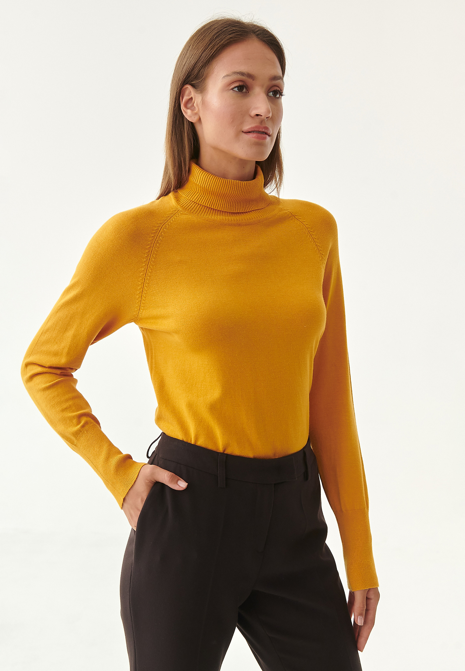 LADIES' TURTLENECK JUMPER NEKOKI 1 LADIES' TURTLENECK JUMPER NEKOKI 1 YELLOW 82328