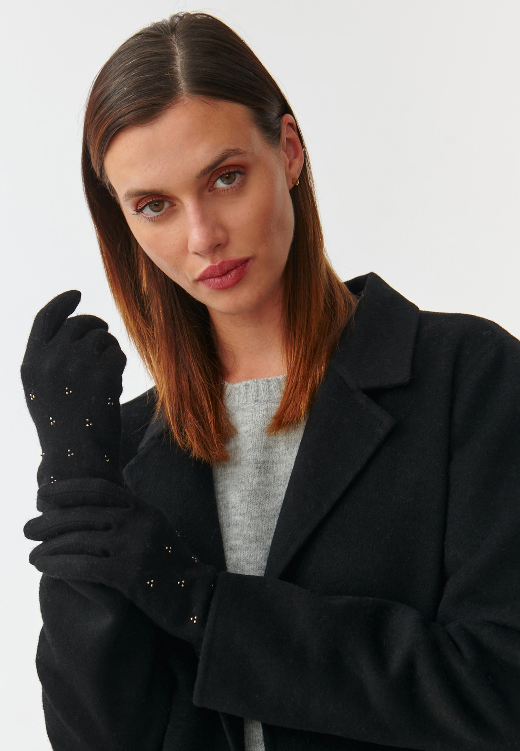 DÁMSKE PLETENÉ RUKAVICE BINA