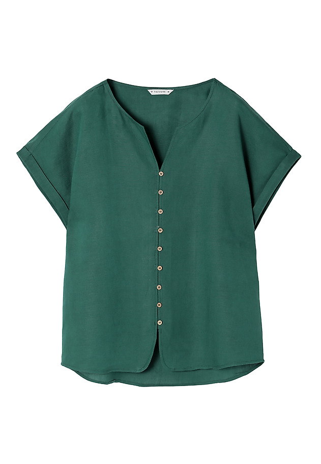 LADIES' BUTTONED-DOWN BLOUSE SAMANTO LADIES' BUTTONED-DOWN BLOUSE SAMANTO GREEN 6