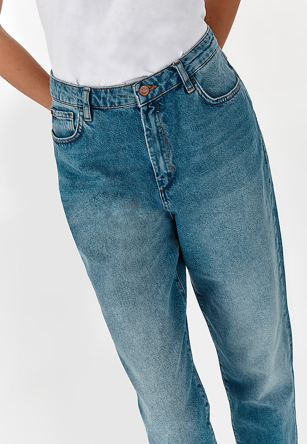 LADIES' DENIM TROUSERS MOMO LADIES' DENIM TROUSERS MOMO BLUE 5
