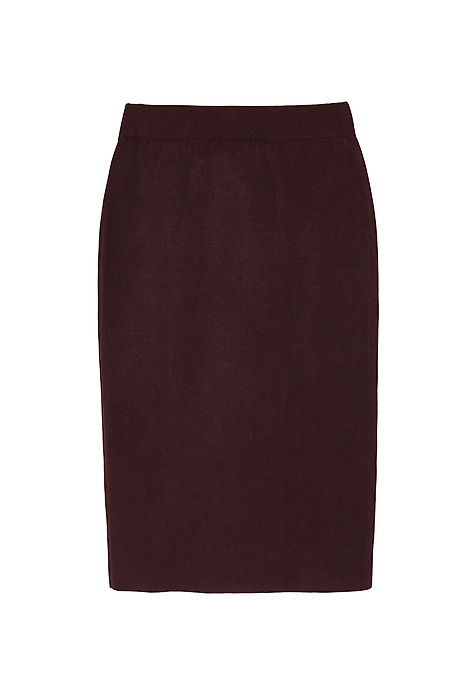 PENCIL SKIRT MADE OF YARN — GEMETA PURPLE 2