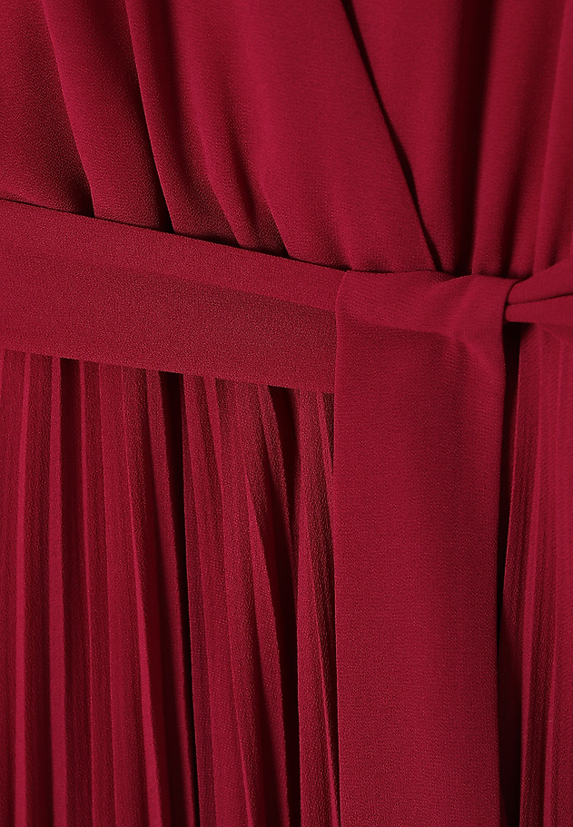 PLEATED MIDI DRESS - IDA 1 PLEATED MIDI DRESS - IDA 1 RED 8