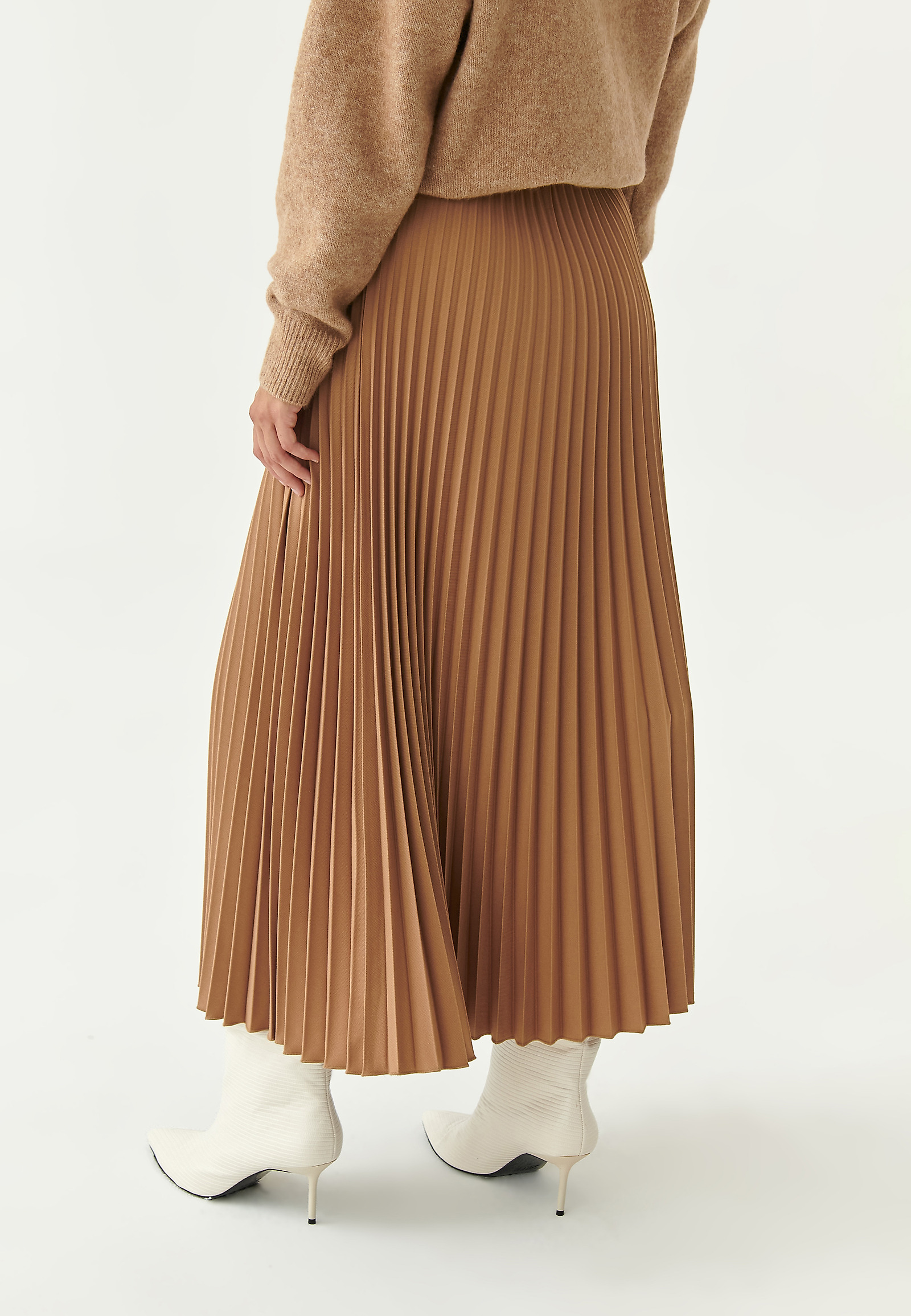 PLISOWANA SPÓDNICA MAXI SEMINA PLISOWANA SPÓDNICA MAXI SEMINA BEŻOWY 81280