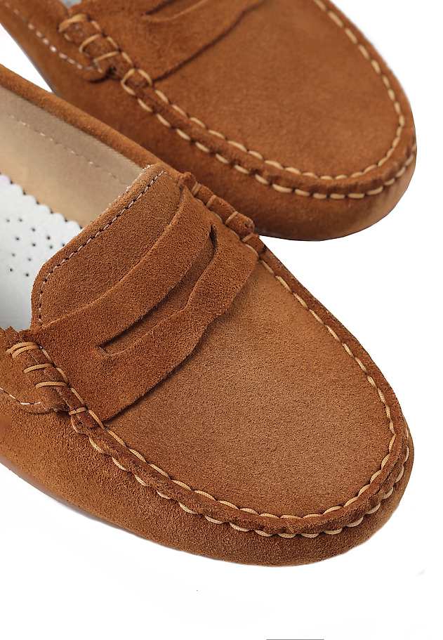LADIES' SUEDE LOAFERS SISI LADIES' SUEDE LOAFERS SISI BEIGE 6