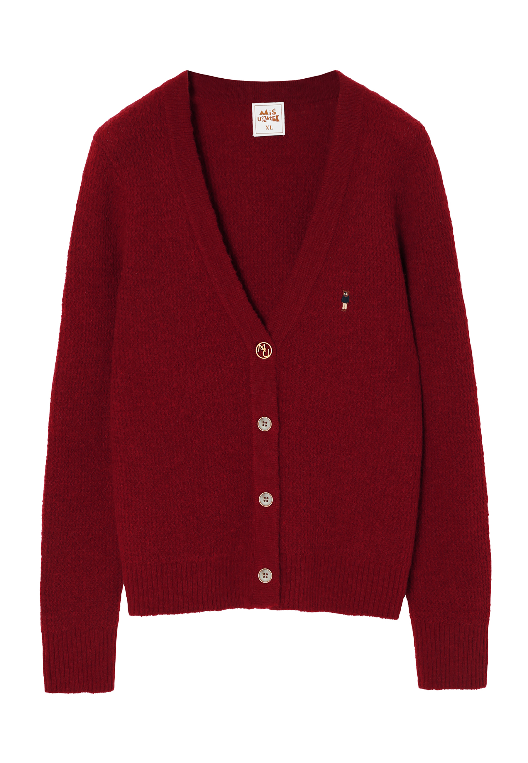 DÁMSKY KARDIGÁN S OZDOBNÝMI GOMBÍKMI A NÁŠIVKOU – ARLETA