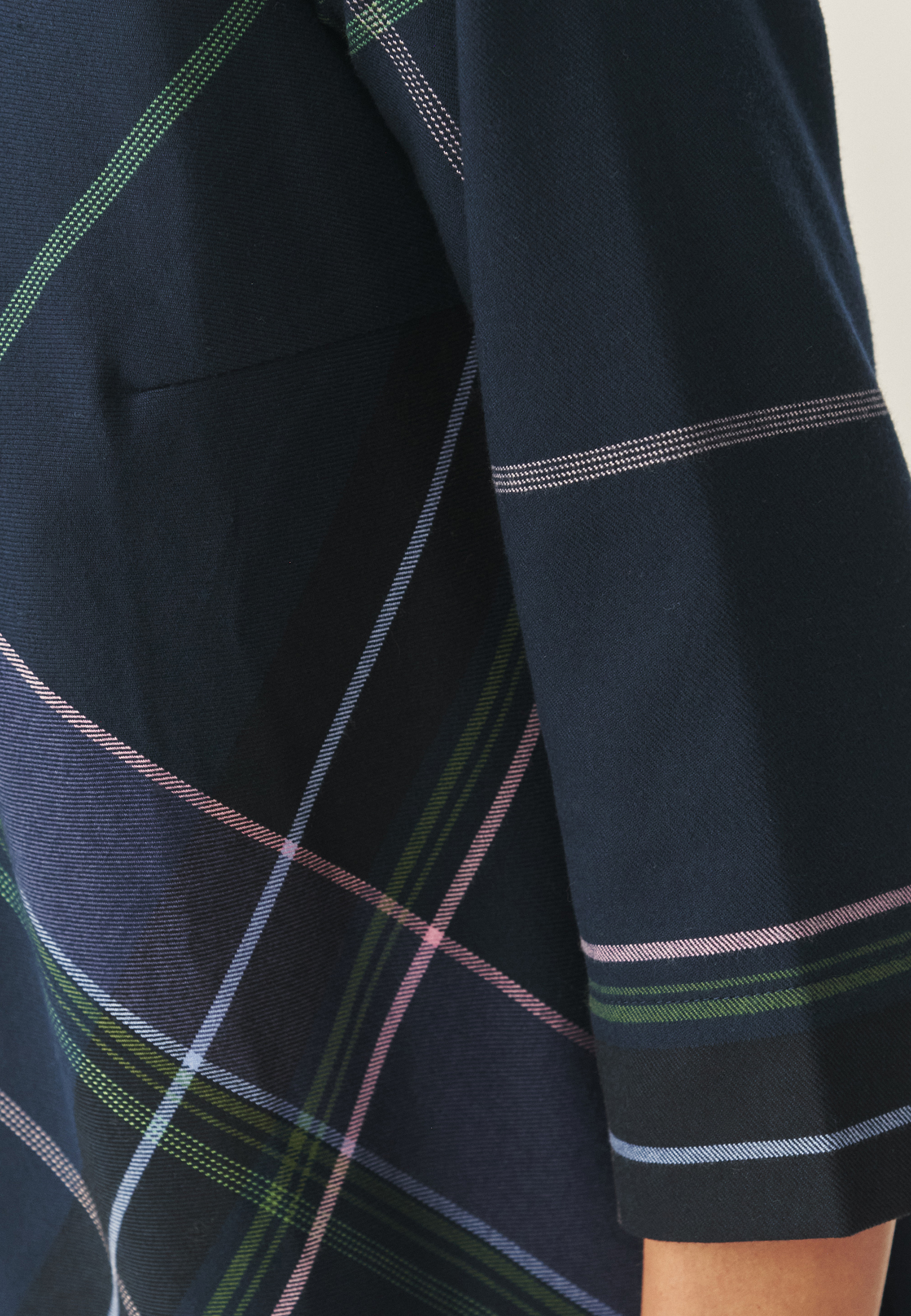 KVAČKANA OBLEKA IZ BLAGA Z ¾ ROKAVI - GRACY VEČBARVNA 2