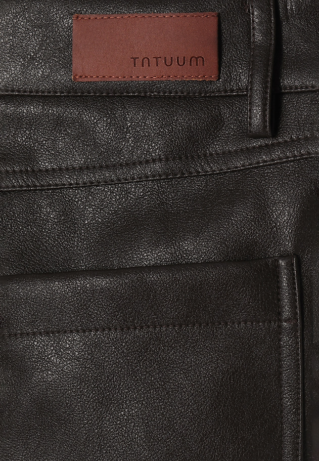 LADIES’ TROUSERS IN FABRIC IMITATING LEATHER MORIA LADIES’ TROUSERS IN FABRIC IMITATING LEATHER MORIA BRĄZOWY 6